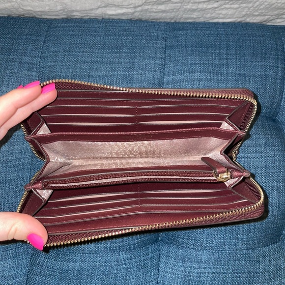 Kate Spade Maroon Wallet - Picture 3 of 3